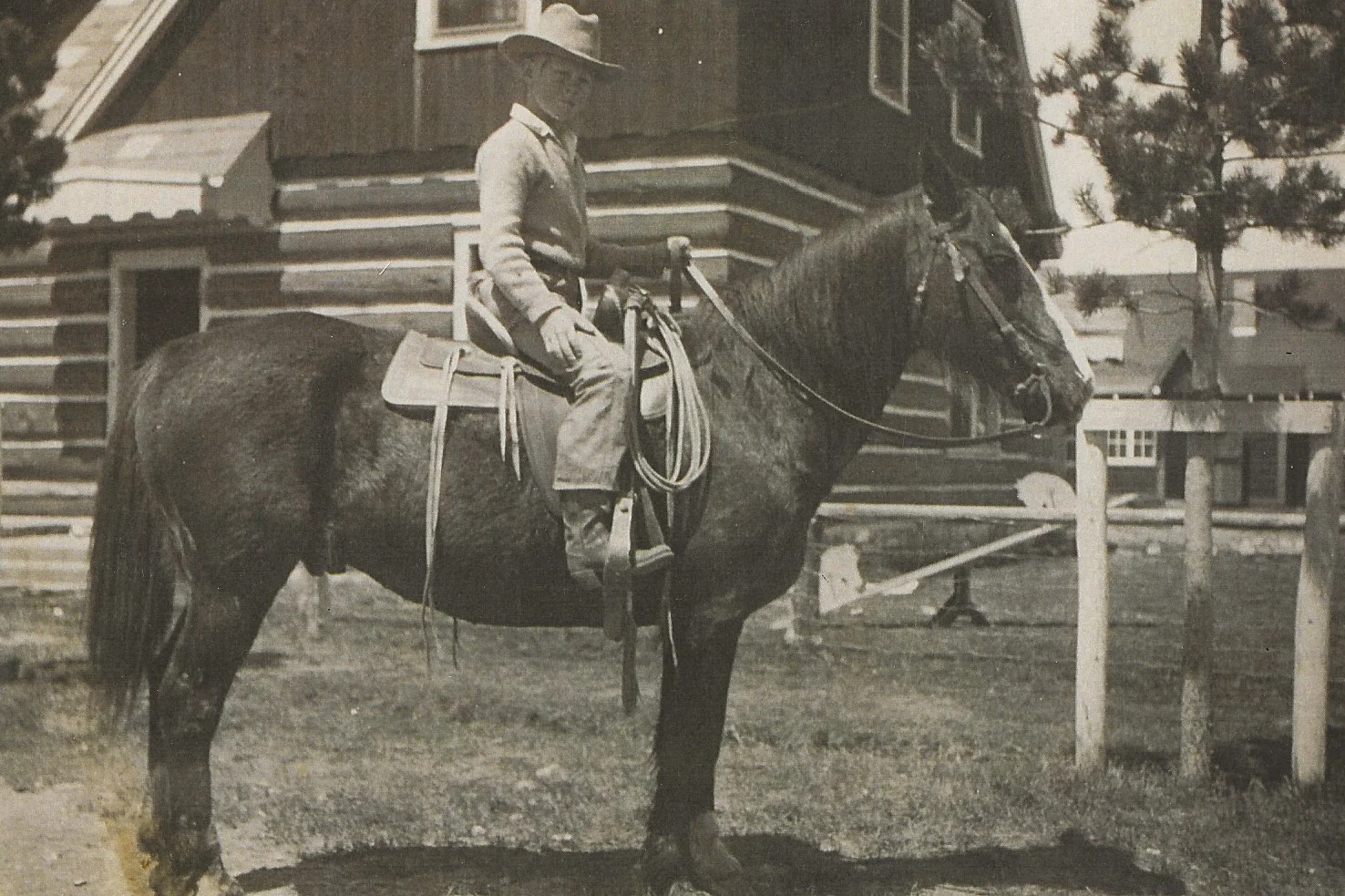 Wayne Felter on Horseback